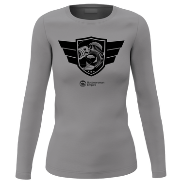 Fishing Air Force Women Long Sleeve Shirt